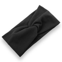 Donarsei Korea 겨울 넓은 편직 크로스 헤드 밴드 여성용 패션 솔리드 컬러 탄성 요가 터번 붕대 Bandanas HairBands