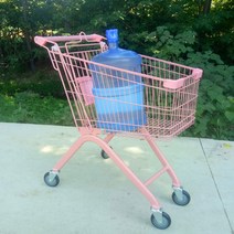 테니스볼머신 연습기 기계 테니스공 카트 덮여 슈퍼마켓 쇼핑 카트 카트 쇼핑몰 트롤리 속성, 쉐브론 핑크