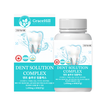그레이스힐 덴트솔루션 컴플렉스 1450mg 60정 치아건강 칼슘 프로폴리스