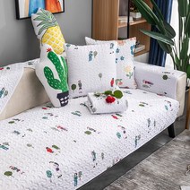 쇼파패드 흙 사계절 통용되다 북유럽심플 논슬립 순면 리빙 리얼 가죽쇼파 의자쿠션커버 수건 주문 제작 여름담요