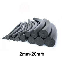 블랙 EPDM 고무 폼 씰링 스트립 캐비닛 어 씰용 라운드 스폰지 코드 바 23456789023456820mm, 11 Dia 9mm_04 5 Meters