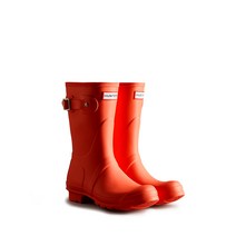 헌터 여성용 오리지날 숏 레인부츠 - 썬컵오렌지 WFS1000RMASNC