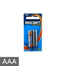[0UK] 로케트 알카라인 AAA건전지 2P LR3 밧데리 1회용건전지 건전지 알카라인건전지 소형건전지 로켓트 2345678EA, 상품선택