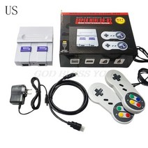 고전게임 추억의 오락실 게임 슈퍼 미니 snes nes 레트로 클래식 비디오 게임 콘솔, 검은색