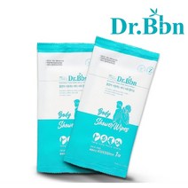 닥터비비앤 친환경 바디샤워티슈 35매 물없이 사용하는 워터리스 바디워시 물티슈 캠핑 간병 운동 헬스 골프 휴대 간이샤워 생분해 대나무물티슈, 1매, 35개