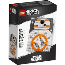 LEGO 40431 브릭 스케치 스타워즈 BB-8 세트