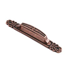 판손잡이 벨라 브라운엔틱 2구손잡이 가구손잡이 143mm 전면고정 서랍 싱크대 옷장, 기본