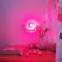 미니 usb 플러그 램프 컴퓨터 모바일 전원 충전 usb small book light led 눈 보호 독서 등 라운드 야간 조명, 분홍