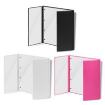거울 STUDIO LED 휴대용 MIRROR 각도조절, 블랙