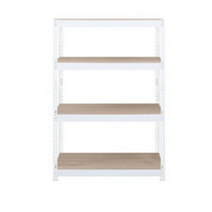 스피드랙 V2 선반 4단 600 x 500 x 1800 mm, 화이트(앵글)