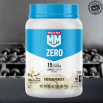 Muscle Milk 머슬밀크 제로 프로틴 파우더 750g 바닐라 크림 무설탕, 제로 프로틴 파우더 750g 바닐라크림 무설탕