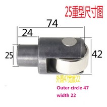 1PC 교체 선반 센터 프레임 액세서리 18 20 25 30 35 42mm 베어링 롤러 기계, 04 4