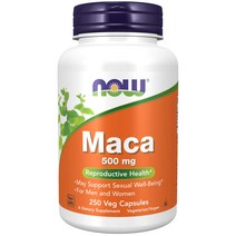 Now 나우푸드 마카 500mg 250캡슐, 1개, 기본