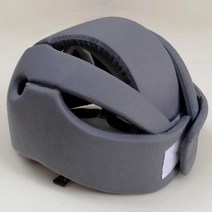 어르신 머리 보호대 뇌진탕 방지 충경 방지 장애인, 턱끈조절가능/그레이사이즈L(55-63cm)