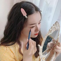 라일리 자국없는 연예인 집게핀 앞머리 옆머리 고정핀 4개 세트