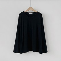 너랑나우리 여성 옆트임 롱 티셔츠