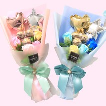 유치원졸업 어린이집수료식 꽃다발 페레로로쉐 졸업 수능 백일 초콜릿 선물, 끌레르 페레로로쉐 꽃다발 핑크