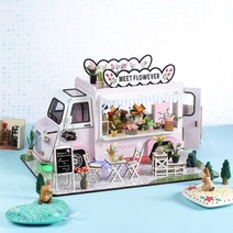 기타 바보사랑[청년리빙]DIY미니어처 플라워 캠핑카[무료배송], 본품, 상세 설명 참조