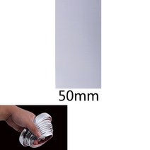 바디킷 자동차 크롬 바디 스트립 범퍼 외부 자동 도어 보호 몰딩 스타일링 트림 스티커, 50mm, 5m(길이)