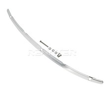 호환 할리데이비슨 할리 여행용 울트라 리미티드 스트리트 일렉트라 글라이드 FLHX 및 트라이 2014-Up 용 오토바이 윈드 실드 트림 CNC 스크린, 1개, Chrome Trim, 단일