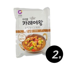 청정원 우리쌀 카레여왕 분말 1kg, 2개
