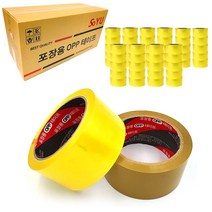 소유 박스테이프 중포장 러버 포장 40M 80M 투명 황색 OPP 1BOX, [국산겨울용] 투명 - 48mm*80M, 40개