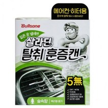 불스원 에어컨 훈증캔 탈취 냄새제거 훈증 히터, 아쿠아
