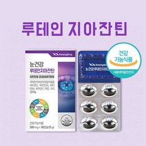 루테인 지아잔틴 눈에좋은 눈건강 루테인 복합 추출물 비타민 아연 구리 셀레늄, 30캡슐 / 2통
