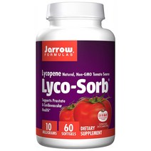 자로우 포뮬러스 라이코마토 라이코펜 10mg 60정 Jarrow Formulas Lyco-Sorb 10mg 60Softgels