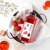 홍설초 마시는 천연발효 딸기식초 선물세트, 1.0L (2병)