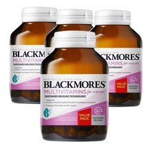 뉴질랜드 블랙모어스 Blackmores Multi For Women 여성 멀티비타민 150정, 4팩