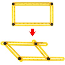 규즈몰 4변 각도자 조절자 타일 공사 시공 도형 자유자재