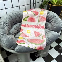 과일빅사이즈 수건 커플 비치타월 선물 수박 아보카도, AC_40x110cm
