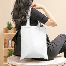 29x32 무지 에코백 2p세트 DIY 꾸미기 캔버스 화이트