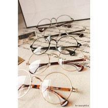 감성동글이6종 철테/뿔테/메탈 안경/동글이안경/해리