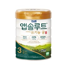 앱솔루트 유기농 궁 분유 3단계 12~24개월, 2개, 800g