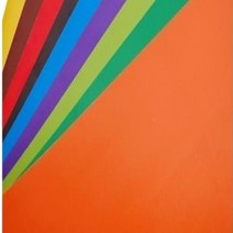 아주문구 학습준비물 8절색마분지240g, 100장, 8절 방안마분지 백색