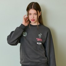 샐러드볼즈 HOLYDAY SWEATSHIRT [CHACOAL] - WHITE 143753