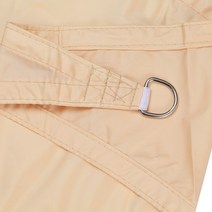 COOLAROO 야외 정원 차양 직사각형 타포린 캐노피 방수 수영장 정원 캠핑 어닝 텐트, 베이지 3x6m