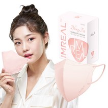 아임리얼 블링핏 컬러 마스크 베이비핑크 중형_30매, 베이비핑크 중형(30매), 컬러:베이비핑크