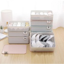 IPM119491STORAGE BOX 속옷 수납함 플라스틱 정리함, 핑크