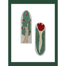 [플라잉구름] 튤립 애플트리 디자인 러그