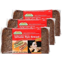 메스테마허 홀 라이 브레드, 500g, 3개