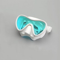 스쿠버다이빙장비 수영 고글 다이빙 스노클링 유리 마스크 스쿠버 수상 스포츠 장비 강화, 04 QW14