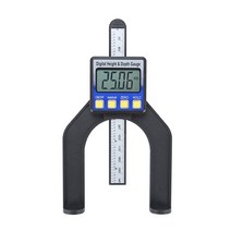 노기스 캘리퍼스 디지털 깊이 게이지 lcd 높이 게이지 목공 측정 도구 전문 측정 측정 도구, 4-푸른