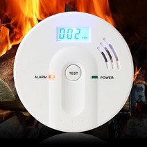 Zio-Biz 일산화탄소경보기 고급형 감지기 측정기 알람 CO 가스 화재 연기 누출 휴대용 캠핑 비상용품 안전용품 건전지증정