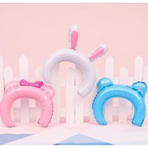 생일 기념일 동물 머리띠 풍선 파티용품 RD-09942, 젖소
