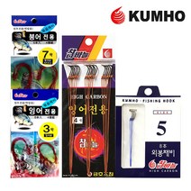 민물 찌 낚시 채비 붕어 잉어 바늘 낚시줄 발판 좌대 원줄 목줄 글루텐 떡밥 그릇 거치대 낚시대 전자케미 캐미 카본줄 고기집게, KF-325붕어외봉채비 6