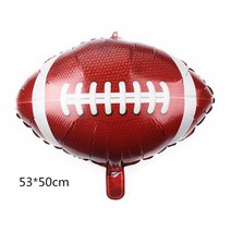1pc 미식 축구 알루미늄 필름 풍선 만화 풍선 파티 장식 미식 축구 용품 미식 축구 파티 카니발 파티 축하 성별 공개 미식 축구 용품 미식 축구 파티 슈퍼 풋 볼, 럭비 스몰 사이즈 B