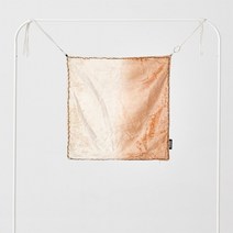 옴브레 벨벳 비즈 엣지 쿠션커버 후무스 50x50